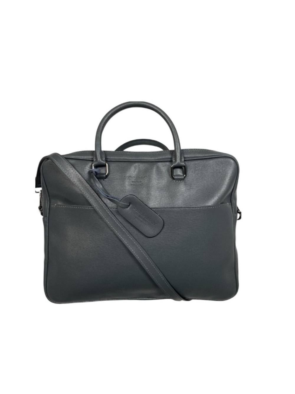 PERSAMAN New York Italy Messenger Bag Gray Unisex